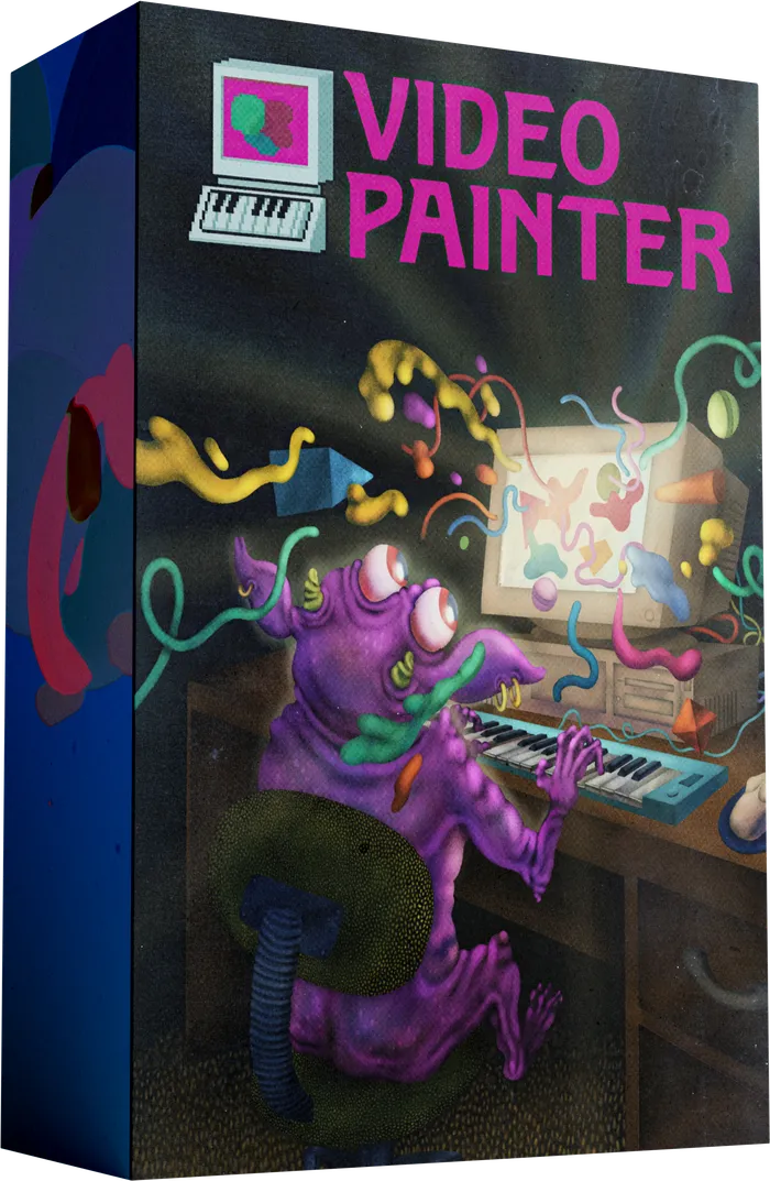 Product mockup of Video Painter